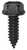 5/16-12" x 1" Tapping Screw, Indented Hex Washer Head, Type AB (Qty: 50)