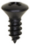Tapping Screw #10 x 1/2", Phillips Oval Head, Black Oxide Finish (Qty:100)