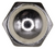 5/16"-18 x 9/16" Steel Acorn Cap Nut , Nickel (Qty: 50)