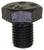 M8-1.00 x 10mm Metric Screw, Hex Head, DIN 961, Class 8.8, Black (Qty: 10)