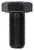 M12-1.25 x 25mm Metric Screw, Hex Head, DIN 961, Class 8.8, Black (Qty: 10)