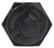 M12-1.25 x 25mm Metric Screw, Hex Head, DIN 961, Class 8.8, Black (Qty: 10)