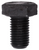 M12-1.5 x 20mm Metric Screw, Hex Head, DIN 961, Class 8.8, Black (Qty: 10)