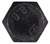 M12-1.5 x 50mm Metric Screw, Hex Head, DIN 961, Class 8.8, Black (Qty: 5)