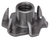 Tee Nuts 1/4"-20 x 5/16", 6 Prong (Qty: 50)
