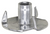 Tee Nuts #6-32 x 15/64", 3 Prong Round Base (Qty: 50)