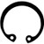 40mm Internal Retaining Rings DIN 472-1300, Phosphate & Oil Finish (Qty: 25)