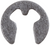 2.0mm E Type Retaining Rings DIN 6799-1500, Phosphate & Oil Finish (Qty: 100)