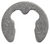 4.0mm E Type Retaining Rings DIN 6799-1500, Phosphate & Oil Finish (Qty: 100)