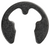 10.0mm E Type Retaining Rings DIN 6799-1500, Phosphate & Oil Finish (Qty: 100)