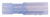 Insulated Crimp-On Female Snap Plug Bullet Connector, Blue (Qty: 25)