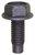M8-1.25 x 16mm Spin Lock Bolt, 18mm Washer OD, Dog Point, Black (Qty: 25)