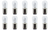 Box of 10 Bulbs 3S-6/5 DC Bulb 3 Watt 120 Volt Bayonet BA15d DC Base 120V 3W