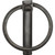 Lynch Pins With Rings, 7/16" Pin OD x 2-1/2" Long Black, Powder Coated (Qty: 5)