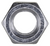 3/8"-16 Lock Nut, Two-Way (Reversible), Grade 2, Zinc (Qty: 50)