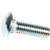 7/16"-14 x 1-1/2" Bumper Bolt, Uncapped, With Nuts, Zinc Finish (Qty: 25)