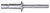 Monobolt 1/4" Diameter, 0.080" to 0.375" Grip, Aluminum (Qty: 25)