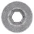Push-On Retainer for 3.2mm Stud, 9.5mm OD, Zinc, for GM 11502794 (Qty: 100)