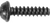 Specialty Thread Forming Screw - M3-1.12 x 12mm (Qty: 25)