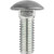 Bumper Bolt 1/2"-13 x 1-1/2", Stainless Steel Finished Round Cap Head (Qty: 25)