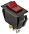 Illuminated Rocker Switch, Red