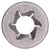 Pushnut Bolt Retainer M10-1.5, 24mm OD, for GM 11501849 (Qty: 100)