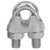 Nipper Wire Rope Clip 3/16" Diameter, for 1/8" Dia Rope, Galvanized (Qty: 6)