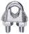 Nipper Wire Rope Clip 5/16" Diameter, for 1/4" Dia Rope, Galvanized (Qty: 6)