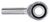 Male Rod End Ball Joint, 1/2"-20 Right-Hand Thread