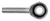 Rod End Ball Joint Male 5/16"-24 Left-Hand Thread