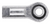Rod End Ball Joint Female 1/4"-28 Left-Hand Thread