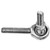 Rod End Ball Joint Male With Stud, 3/8"-24 Left-Hand Thread