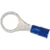 Vinyl Solderless Ring Terminal, Blue, 16/14 Gauge, 5/16" Ring (Qty: 25)