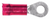 Solderless Ring Terminal, Red, 22/18 Gauge, #4/#6 Ring (Qty: 25)
