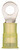 Solderless Ring Terminal, Yellow, 12/10 Gauge, #8/#10 Ring (Qty: 25)