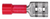 Solderless Quick Connect Terminal Red, 1/4" Female, 22/18 Gauge (Qty: 25)
