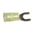 Solderless Spade Terminal, Yellow, 12/10 Gauge, #8/#10 Stud (Qty: 25)