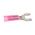 Solderless Spade Terminal, Red, 22/18 Gauge, #4/#6 Stud (Qty: 25)