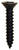 Tapping Screw #6 x 3/4", Phillips Flat Head, Black Oxide (Qty: 100)