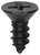 Tapping Screw #10 x 1/2", Phillips Flat Head, Black Oxide (Qty: 100)