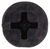 Tapping Screw #10 x 1/2", Phillips Flat Head, Black Oxide (Qty: 100)