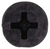 Tapping Screw #10 x 3/4", Phillips Flat Head, Black Oxide (Qty: 100)