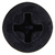 Tapping Screw #10 x 1", Phillips Flat Head, Black Oxide (Qty: 50)