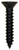 Tapping Screw #10 x 1", Phillips Flat Head, Black Oxide (Qty: 50)