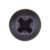 Tapping Screw #4 x 3/4", Phillips Pan Head, Black Oxide (Qty: 100)