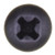 Tapping Screw #4 x 3/4", Phillips Pan Head, Black Oxide (Qty: 100)