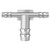 Nylon Tee Connector, 1/8" x 1/8" x 1/4" (Qty: 10)