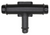 Nylon Tee Connector, 3/8" x 3/8" x 1/4" (Qty: 10)