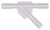 Nylon Y Connector, 3/16" x 3/16" x 3/16" (Qty: 10)