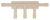 Nylon 5 -Way Tee Connector, 3/16" All Ends (Qty: 5)